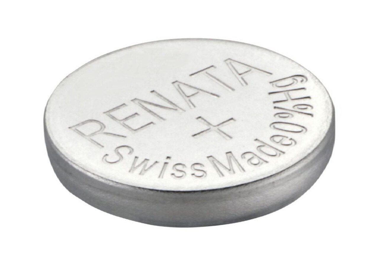 One (1) X Renata 386 Sr43W Silver Oxide Watch Battery 1.55V Blister Packed